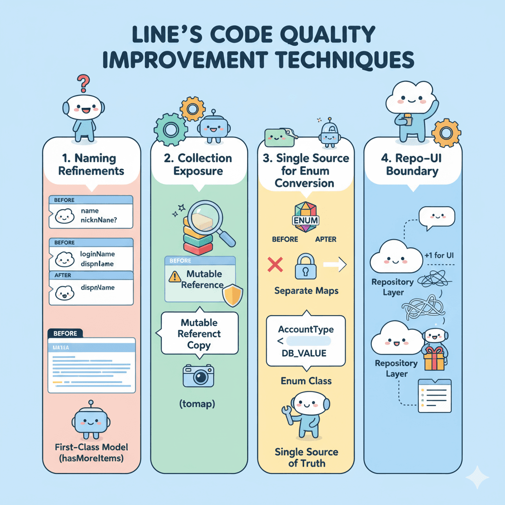 라인의 코드 품질 개선 기법 리포트를 읽고