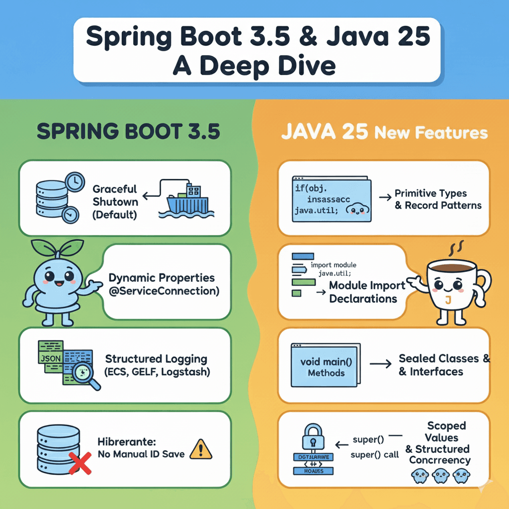 Spring 3.4, 3.5 및 Java 25의 변화점