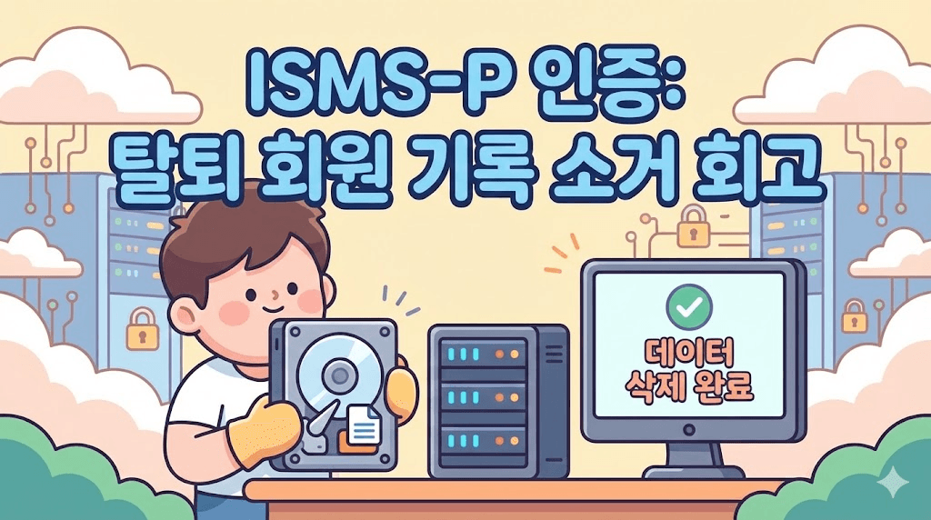 ISMS-P 인증을 위한 탈퇴 회원 기록 소거 이슈 회고